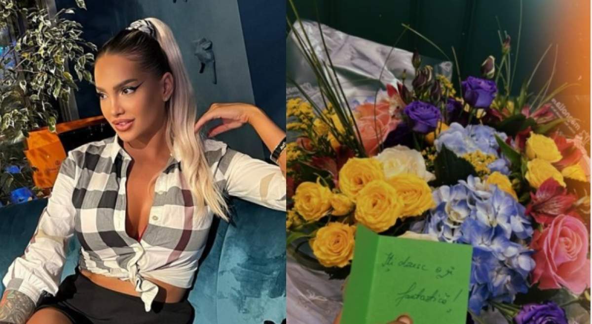 Iulia Sălăgean iubește din nou?! Cine i-a trimis flori fostei lui Alex Bodi: ”Îți doresc...” / FOTO