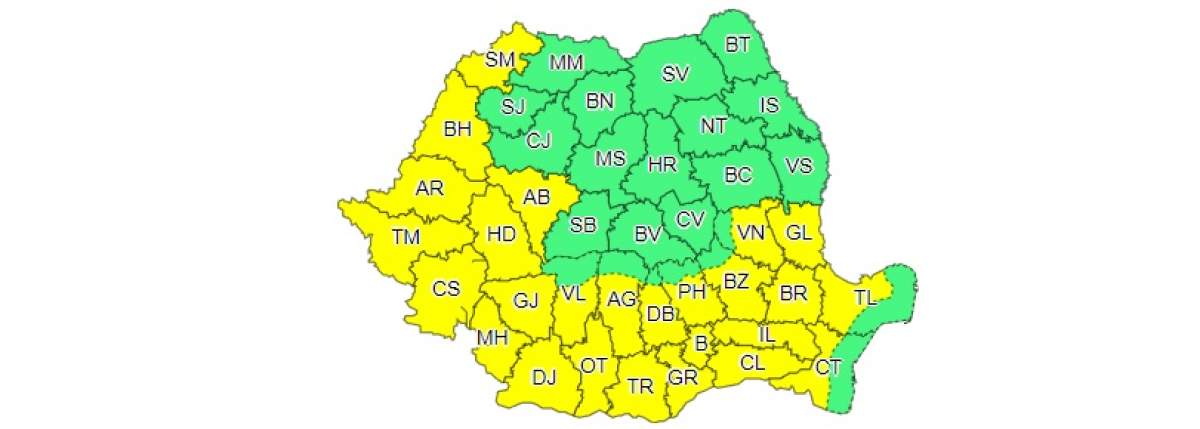 Avertizare meteo ANM de ultimă oră! Se schimbă vremea! Cod galben de instabilitate atmosferică