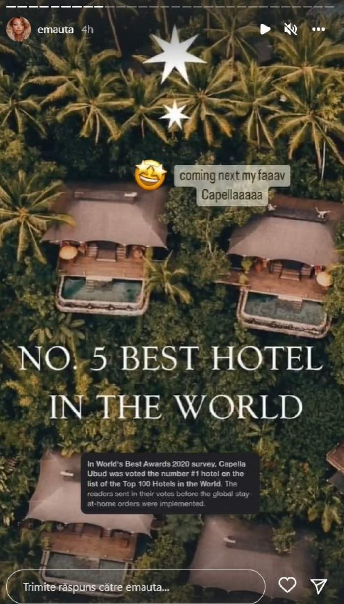 Alex Bodi și-a dus iubita într-unul dintre cele mai bune hoteluri din lume. Cum arată locația și ce priveliști de vis au cei doi / FOTO