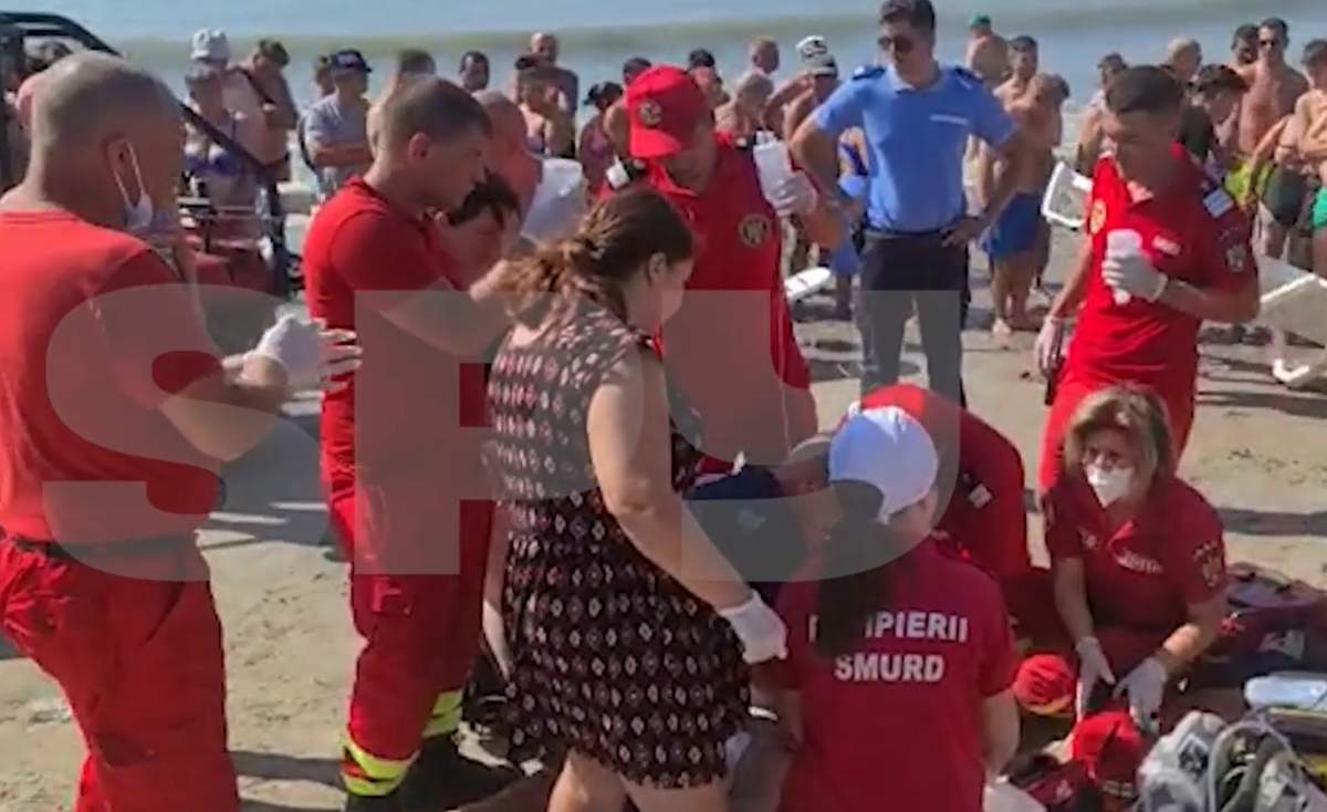 tanar resuscitat pe plaja