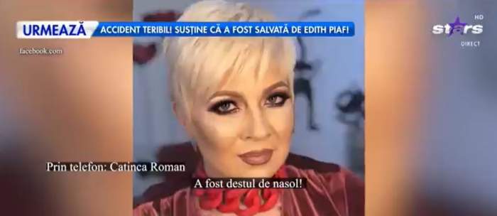 Catinca Roman, captură Antena Stars