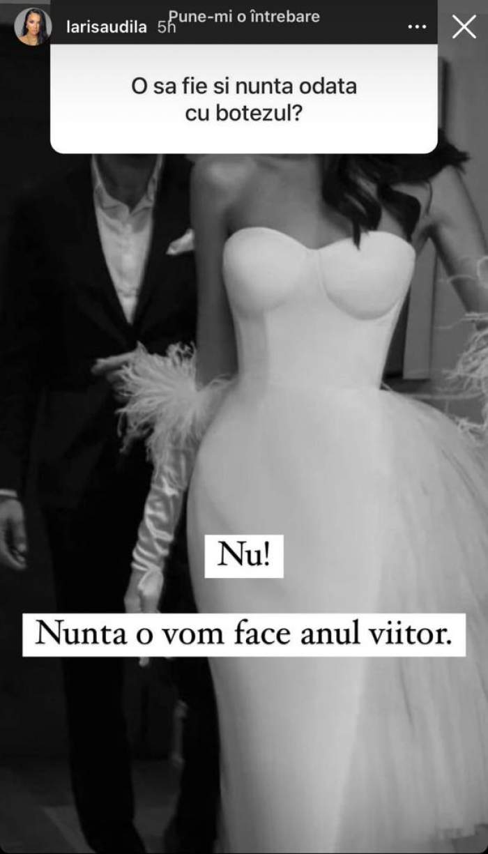 Larisa Udilă, noi detalii despre nuntă. Bruneta a mărturisit când va avea loc marele eveniment / FOTO