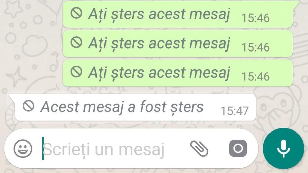 WhatsApp vine cu noi  modificări! Utilizatorii aplicației de mesagerie vor avea mai mult timp pentru a șterge mesaje pe care le-au trimis