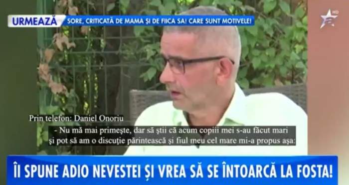 Daniel Onoriu vrea să se întoarcă la fosta soție, Mihaela. Declarațiile pilotului de raliuri, la Antena Stars: „Regret!”