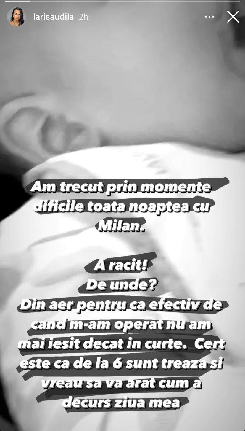 Fiul Larisei Udilă se confruntă cu probleme de sănătate! Ce a pățit Milan: "Am trecut prin momente dificile”