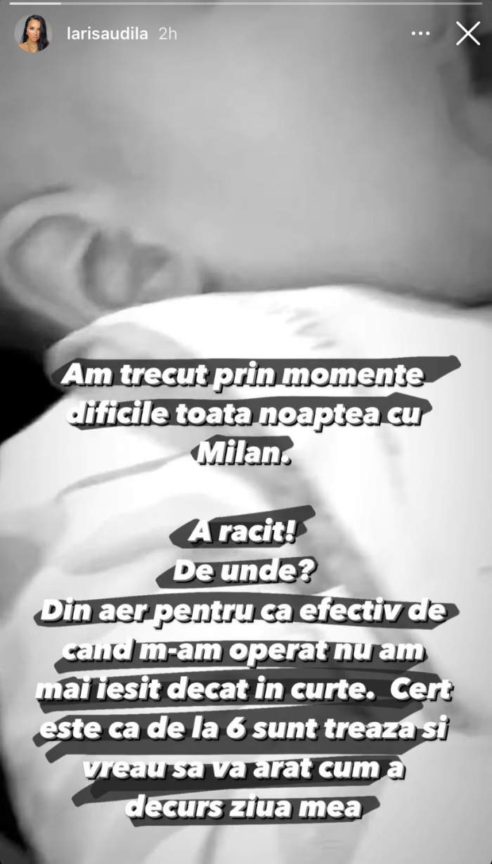 Fiul Larisei Udilă se confruntă cu probleme de sănătate! Ce a pățit Milan: "Am trecut prin momente dificile”