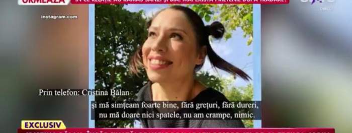 Cristina Bălan, primele declarații despre sarcină. Ce semnificație are numele ales pentru fetița ei: "Este mai deosebit”