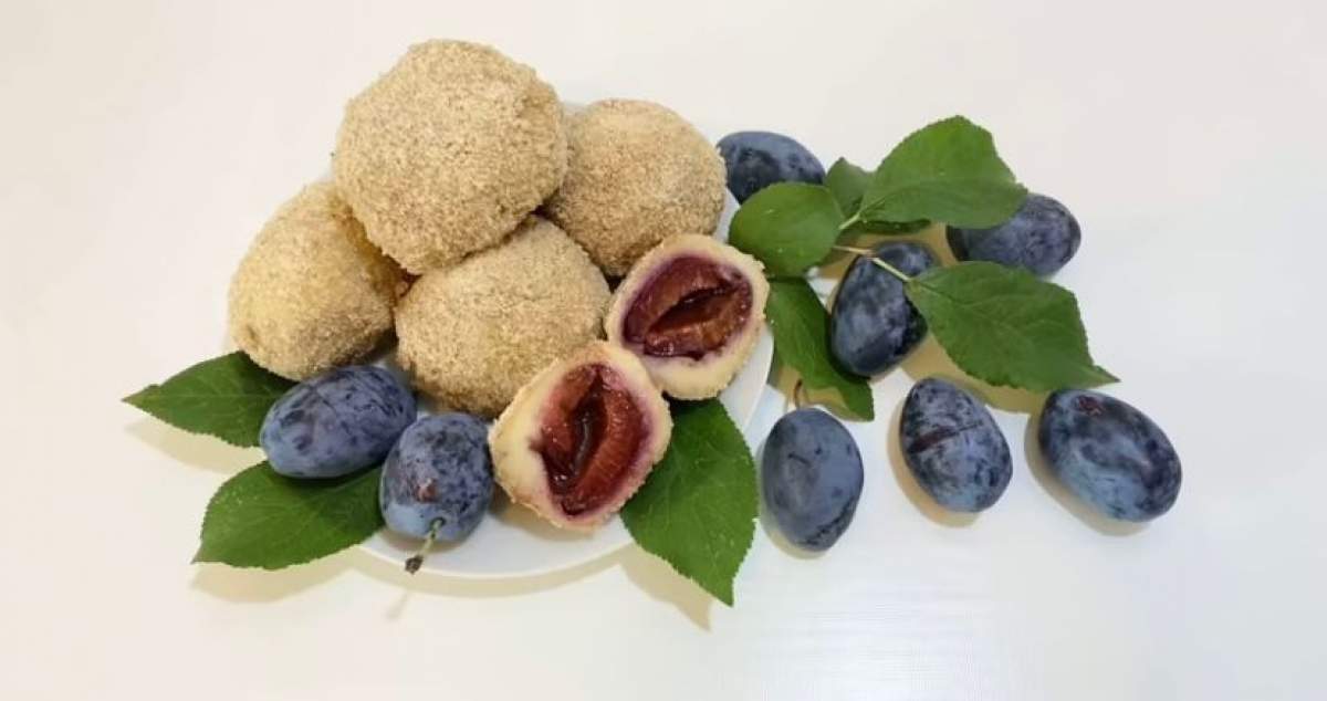 Rețetă de găluște cu prune fără cartofi. Un desert delicios și ușor de realizat