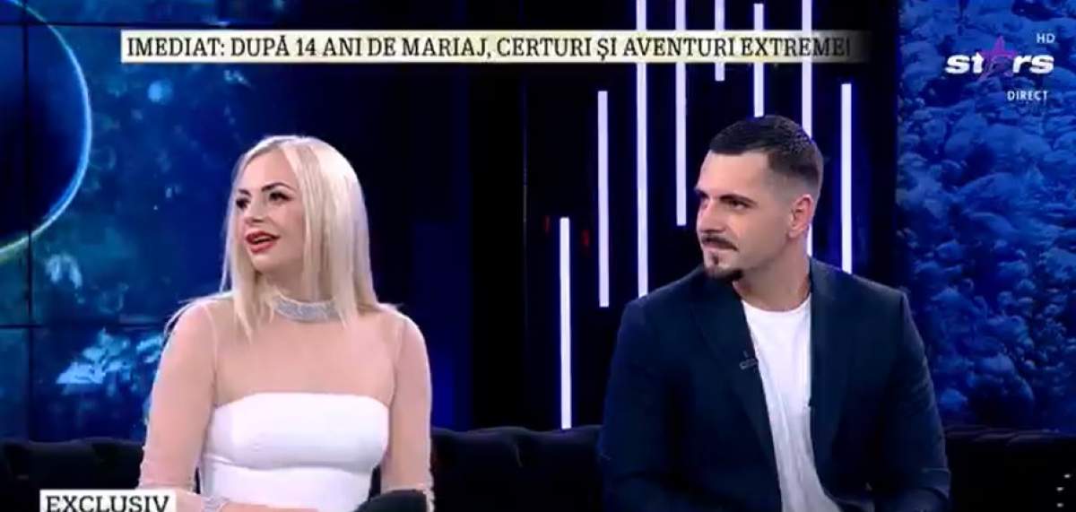 Alexandra și Ionuț, concurenți în sezonul 1 Mireasa, la Xtra Night Show
