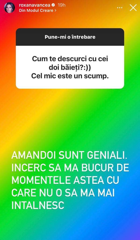 Cum se descurcă Roxana Vancea cu creșterea celor doi copii. Vedeta, dezvăluiri despre rolul de mamă: "Amândoi sunt geniali”