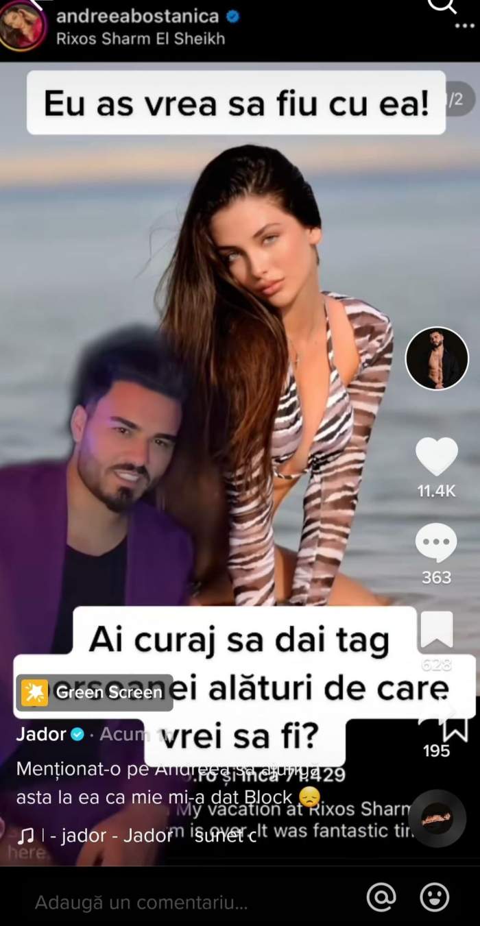 Jador își dorește o relație cu Andreea Bostanica. Anunțul făcut de artist: „Aș vrea să...” / VIDEO