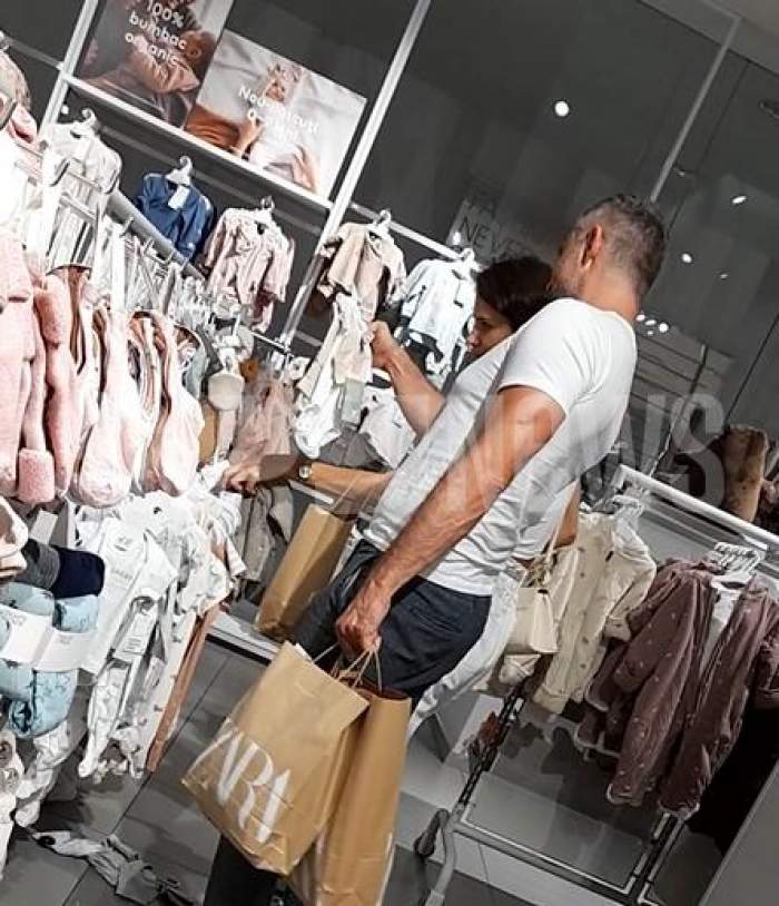 Ștefan Lungu și iubita, la cumpărături pentru haine de bebeluși! Cum a fost surprins fostul soț al Ancăi Lungu / PAPARAZZI