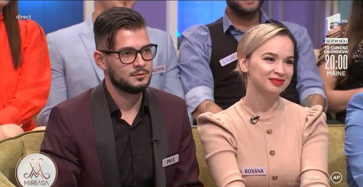 Paul și Roxana, primul cuplu din casa Mireasa. Cei doi concurenți au facut marele anunț / VIDEO