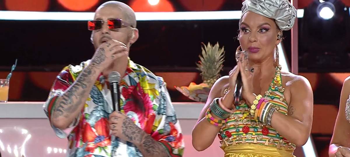 Eliza și Cosmin Natanticu, show excepțional în a doua ediție a emisiunii Te cunosc de undeva, Sezonul 18. S-au transformat în Cardi B și J Balvin / VIDEO