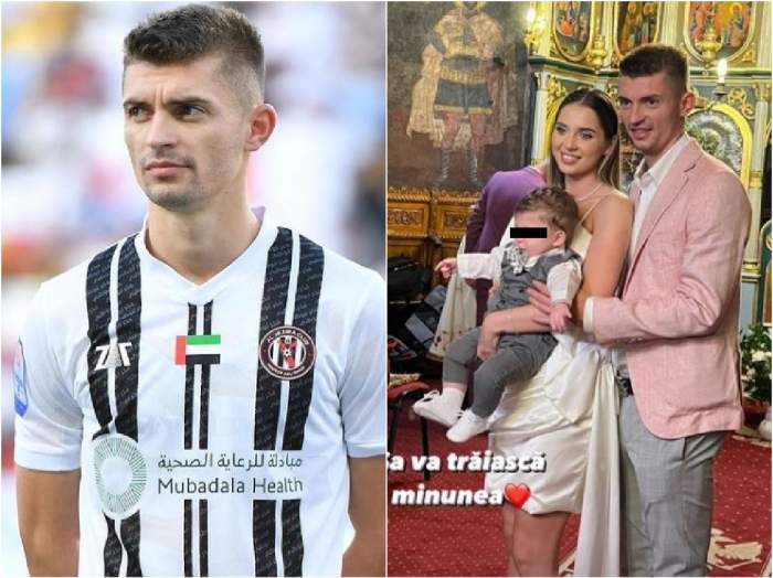 claj cu Florin Tănase și familia lui la botez