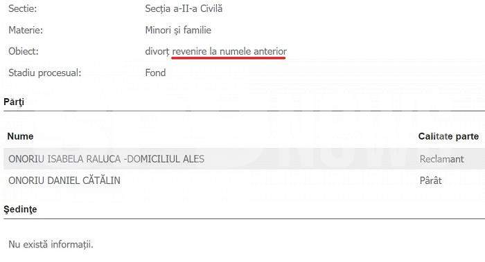 Este oficial! Soția lui Daniel Onoriu a cerut divorțul! Isabela vrea să scape definitiv de „stigmatul” Onoriu