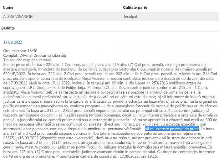 Preotul Visarion Alexa, acuzat că a lucrat-o psihotronic pe librăreasa Cătălina / O altă femeie susține că este a patra victimă