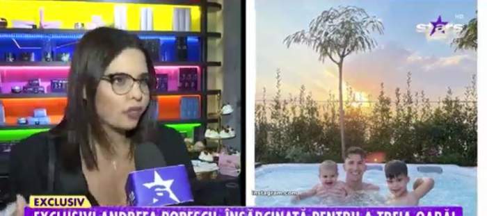 Andreea Popescu este însărcinată cu cel de-al treilea copil. Vedeta, declarații exclusive la Antena Stars: "Este provocator și obositor” / VIDEO
