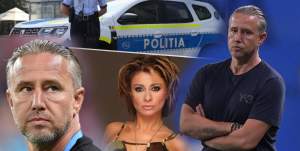 Primele imagini cu Laurențiu Reghecampf la audieri, la IPJ Ilfov. Anamaria Prodan i-a făcut plângere penală / VIDEO