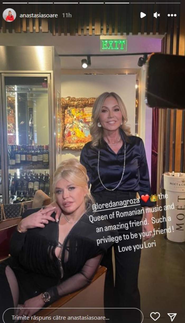 Anastasia Soare, omagiu pentru Loredana Groza. Ce spune celebra femeie de afaceri despre artistă: „Regina muzicii românești”