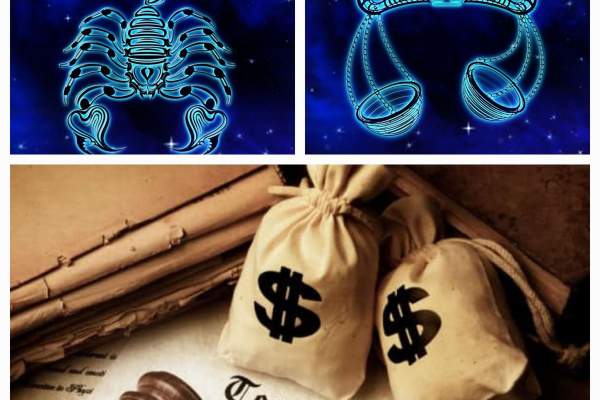Zodiile Balanța și Scorpion primesc o mare moștenire. Norocul dă peste ele în luna octombrie