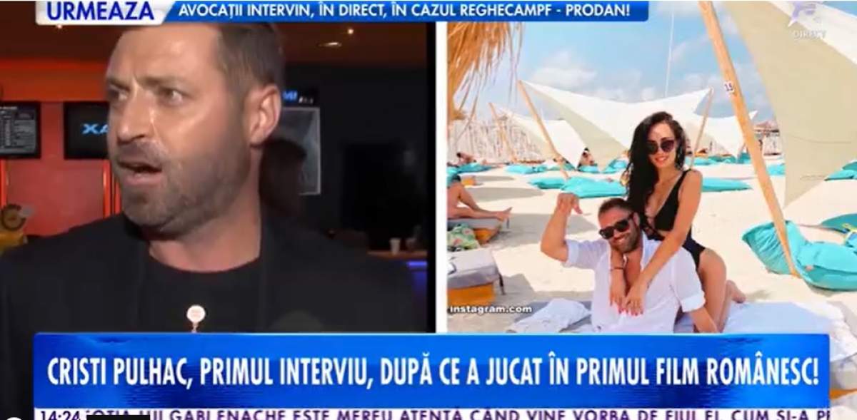 Cum s-a descurcat Cristi Pulhac în rolul de actor. Fotbalistul, declarații exclusive la Antena Stars / VIDEO