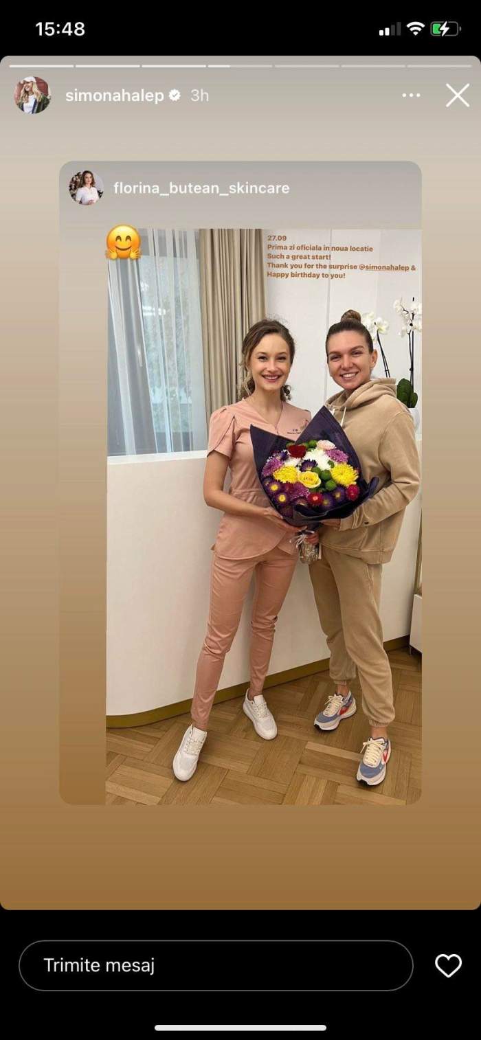 Cum se răsfață Simona Halep de ziua ei de naștere. Sportiva este în centrul atenției astăzi / FOTO