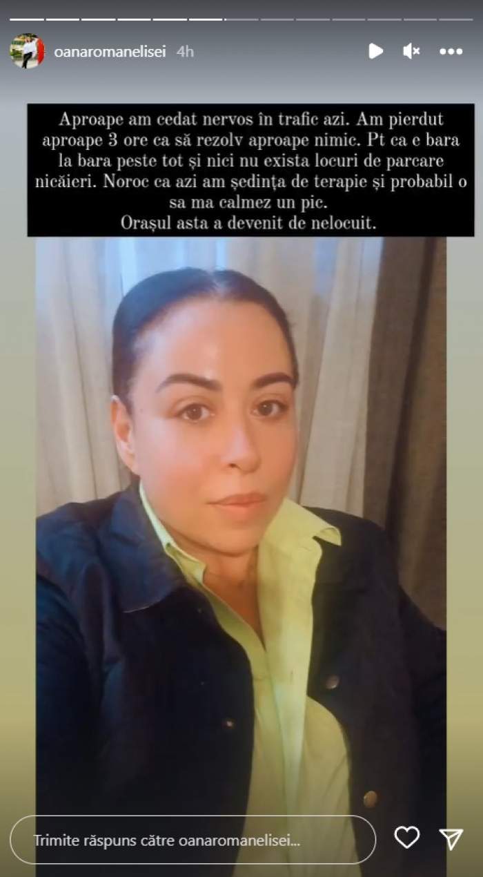 „Orașul ăsta a devenit de nelocuit”. Oana Roman, la un pas de ceda nervos. Ce i s-a întâmplat vedetei