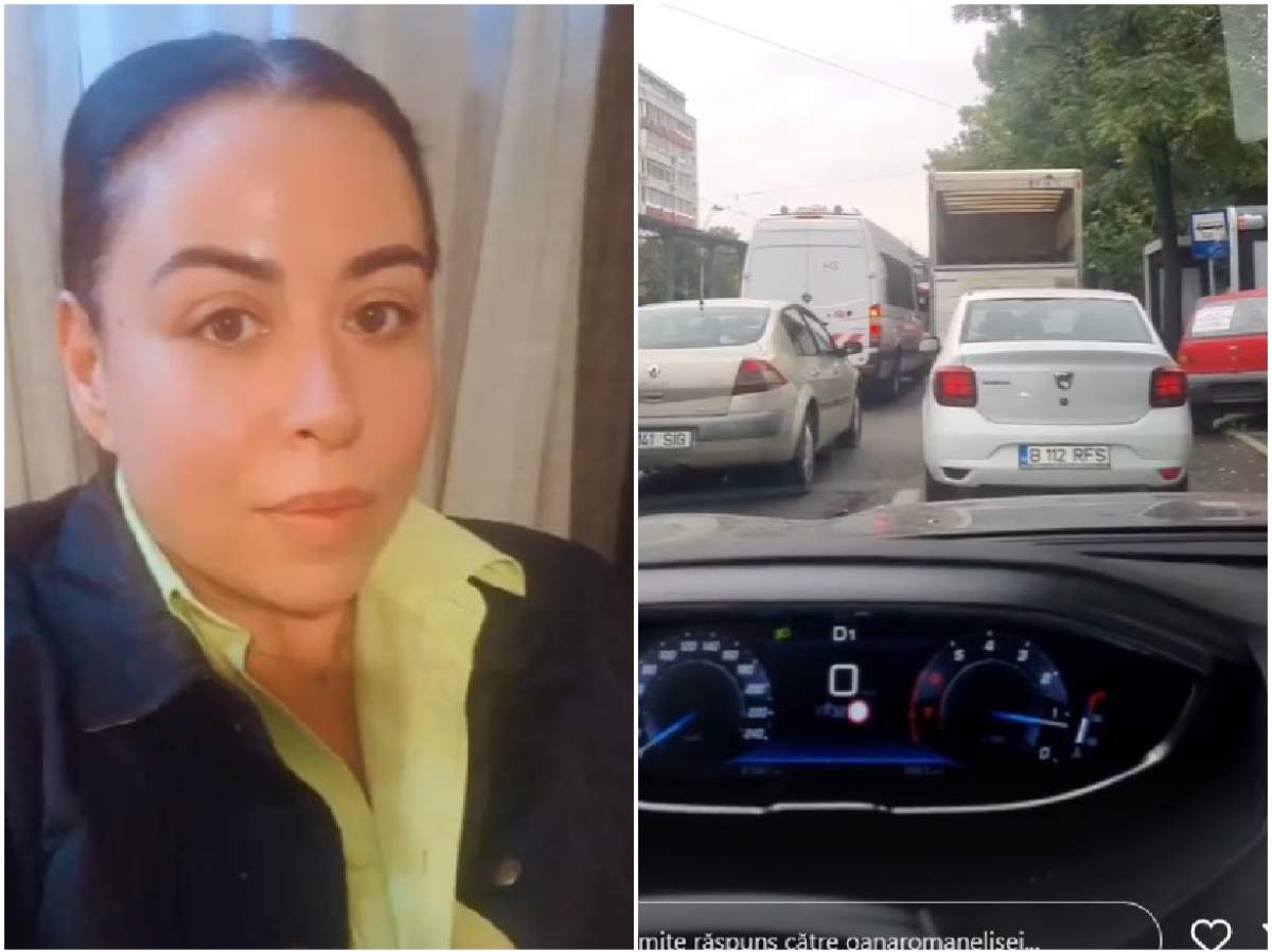 Colaj cu Oana Roman în trafic