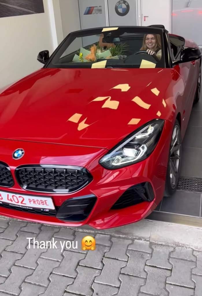 Simona Halep a primit o mașină de ziua ei. Cine i-a făcut acest cadou jucătoarei de tenis
