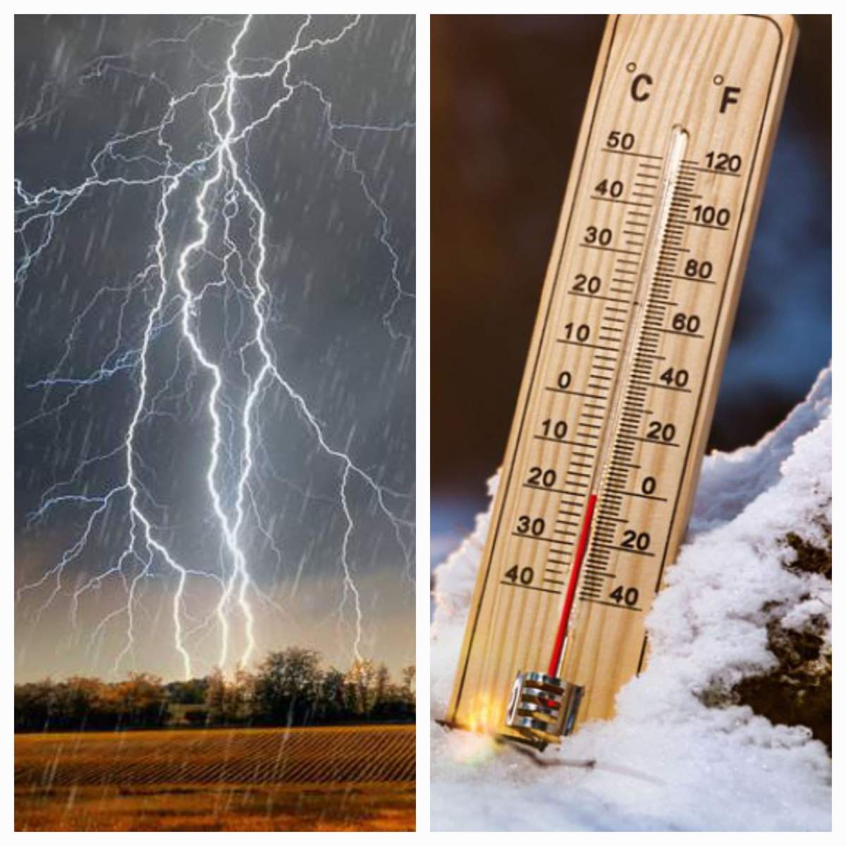 Anunț ANM! Octombrie vine cu grindină și descărcări electrice. Temperaturile scad puternic