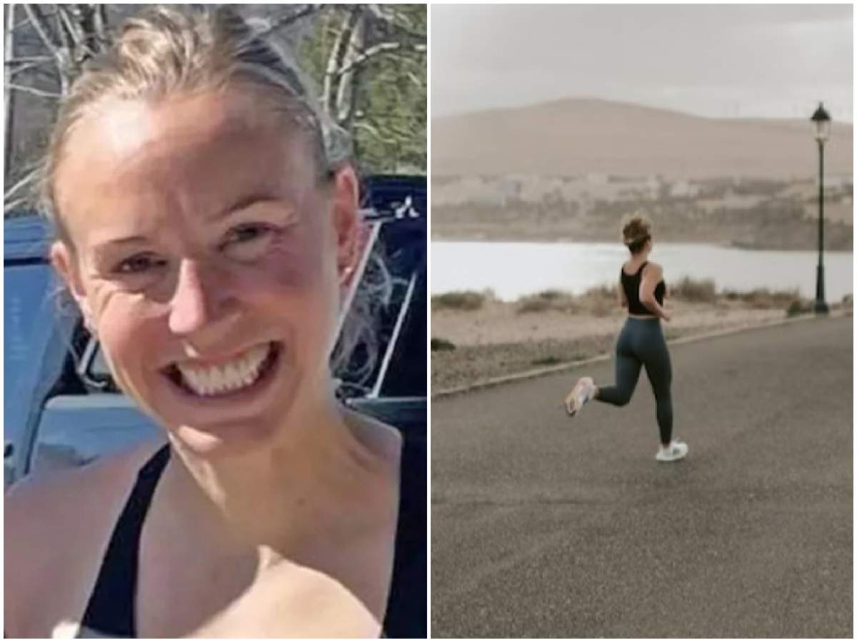 Eliza Fletcher și o tânără care face jogging
