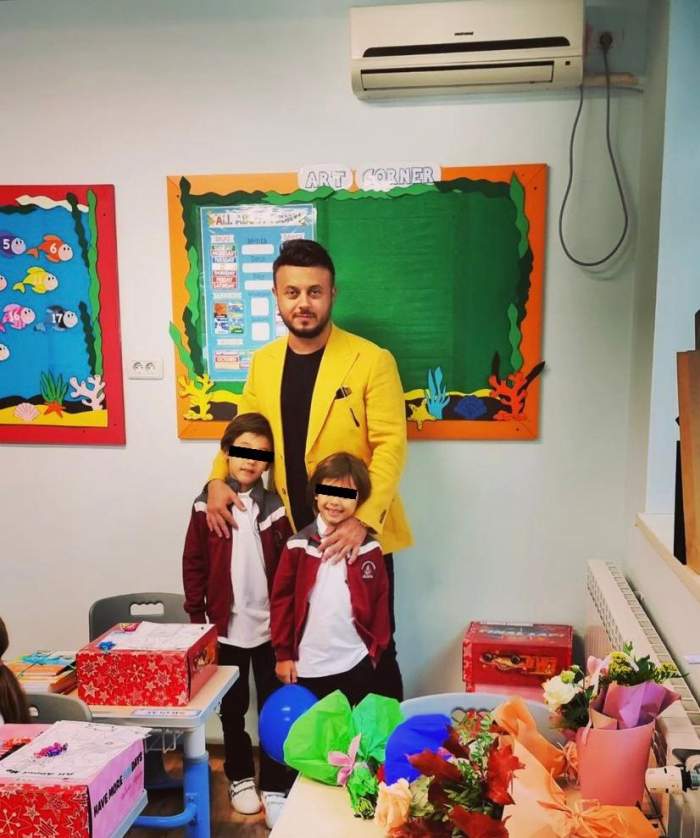 Claudia Pătrășcanu și Gabi Bădălau și-au dus împreună copiii la școală. Ce imagini au postat cei doi: "Retrăiește cu emoție” / VIDEO
