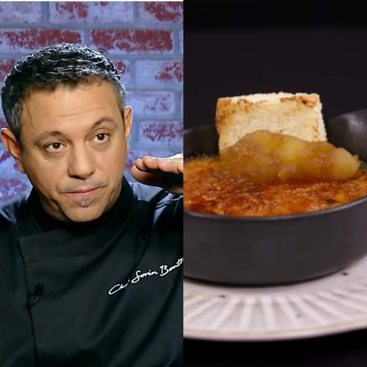 Cum prepari Creme brulee de foie gras. Chef Sorin Bontea a câștigat amuleta la Chefi la cuțite cu această rețetă