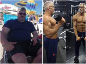 Românul care a slăbit aproape 70 de kilograme și a ajuns la 52 de ani campion național de culturism. Ce l-a motivat: „Nu aveam aer”