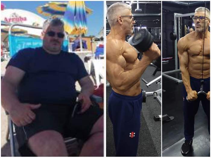 Petru-Doru Molorciuc, before and after losing weight