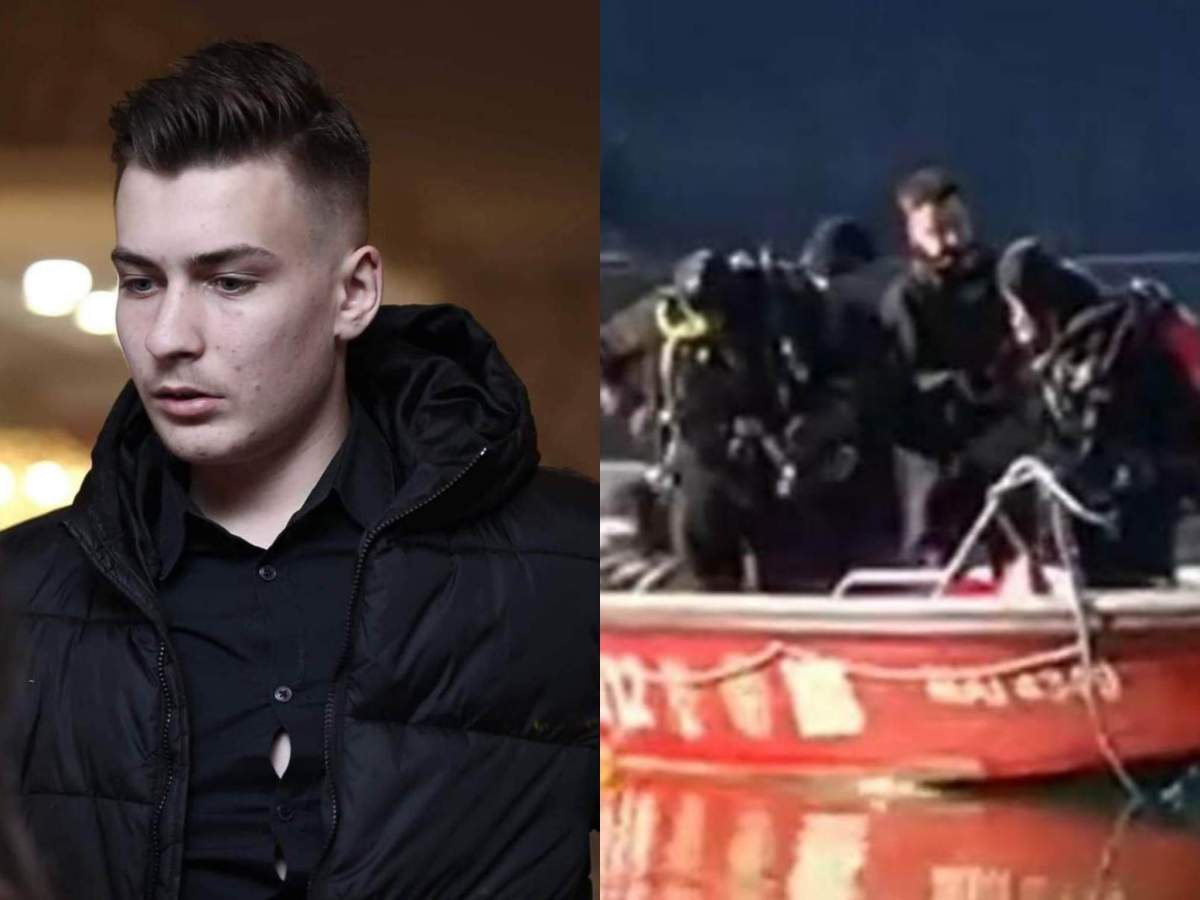 Mihai s-a înecat în Colibița după ce s-a răsturnat cu hidrobicicleta. Mihai și scafandrii în Colibița
