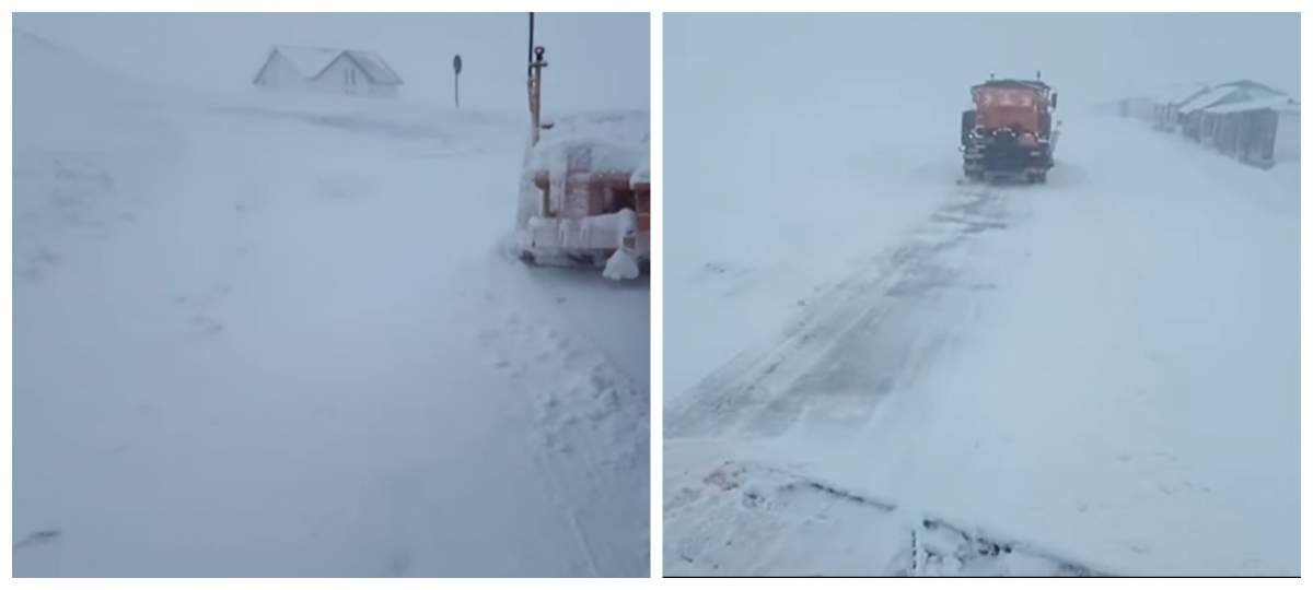 Stațiunea din România unde stratul de zăpadă are jumătate de metru după o singură zi de ninsoare. Iarna e în toată regula aici / FOTO