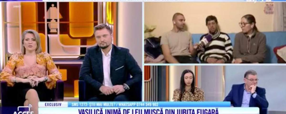 Acces Direct. Vasilică își crește copiii singur, după ce iubita lui i-a părăsit. Angelica răspunde acuzațiilor făcute de partener: "Mă doare inima” / VIDEO