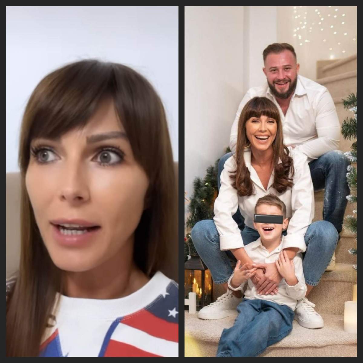 Ilinca Vandici și familia ei