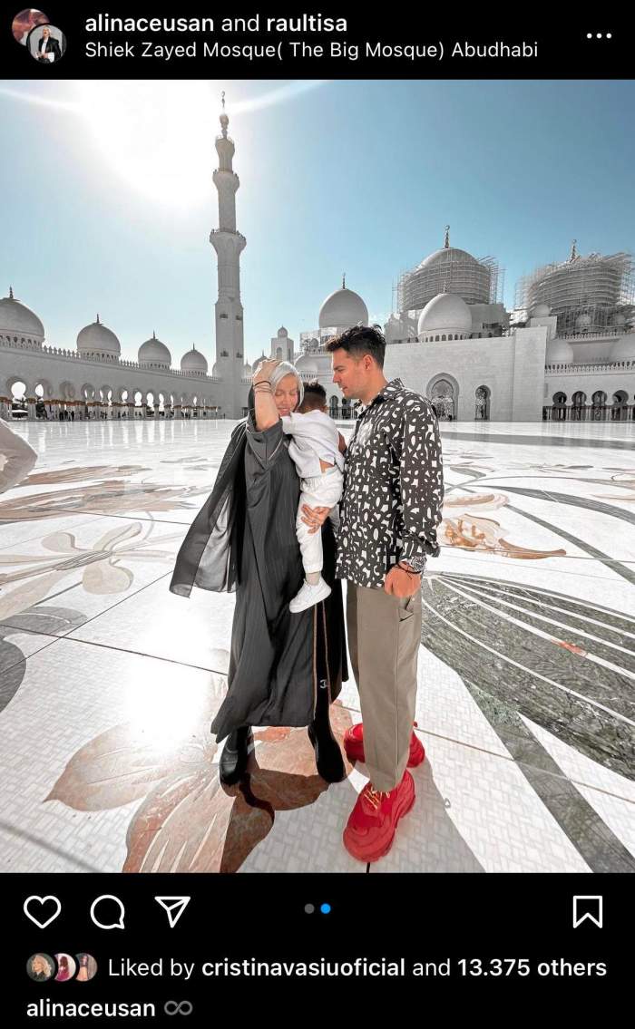 Alina Ceușan, tablou de familie. Ce imagini emoționante a postat influencerița alături de fiul și partenerul ei / FOTO