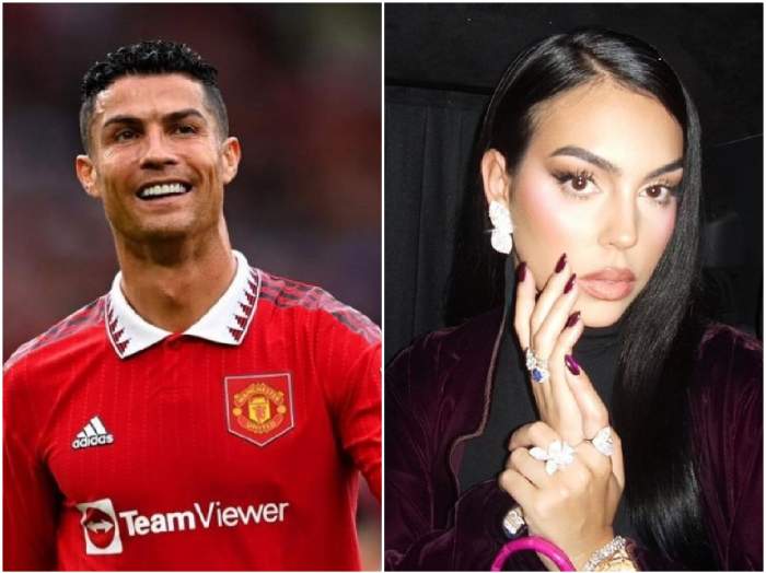 Cristiano Ronaldo și Georgina Rodriguez, colaj