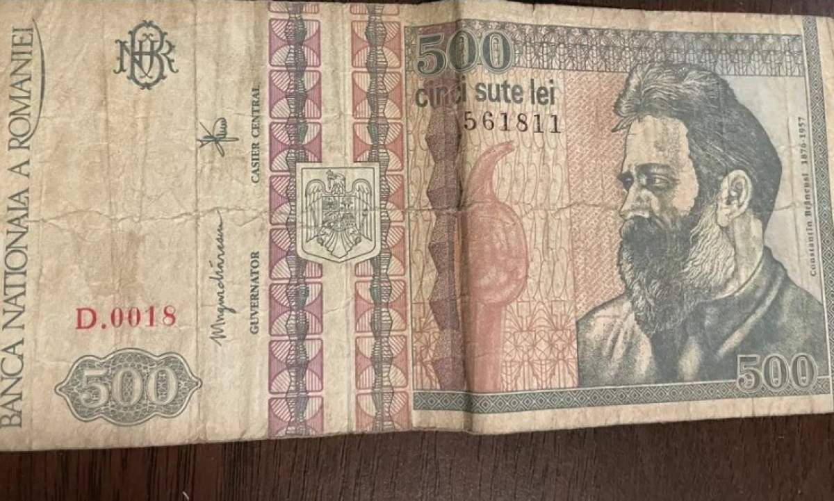 Bancnota 500 lei