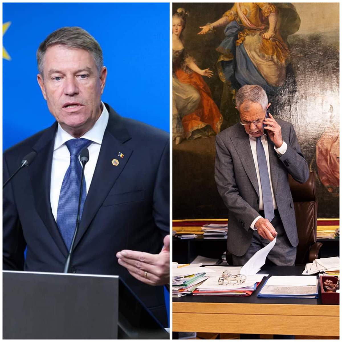 Klaus Iohannis a discutat la telefon cu președintele Austriei, Alexander Van der Bellen