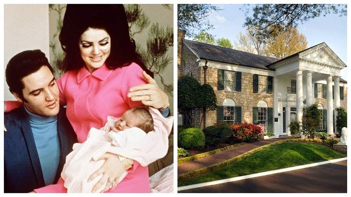 Cum arată Graceland, proprietatea în care a fost înhumat Elvis Presley. Casa a fost moștenită de cele trei nepoate ale Regelui rock and roll