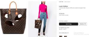 Cât costă o geantă Louis Vuitton cu găuri. Prețul este cât al unei mașini în România