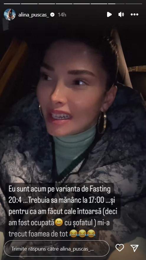 Ce a făcut Alina Pușcaș după cele trei zile în care a ținut post doar cu apă. Beneficiile acestei practici: „Nu îmi este foame”