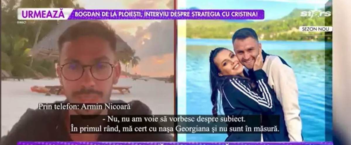Armin Nicoară, declarații în exclusivitate pentru Antena Stars Armin Nicoară la Antena Stars