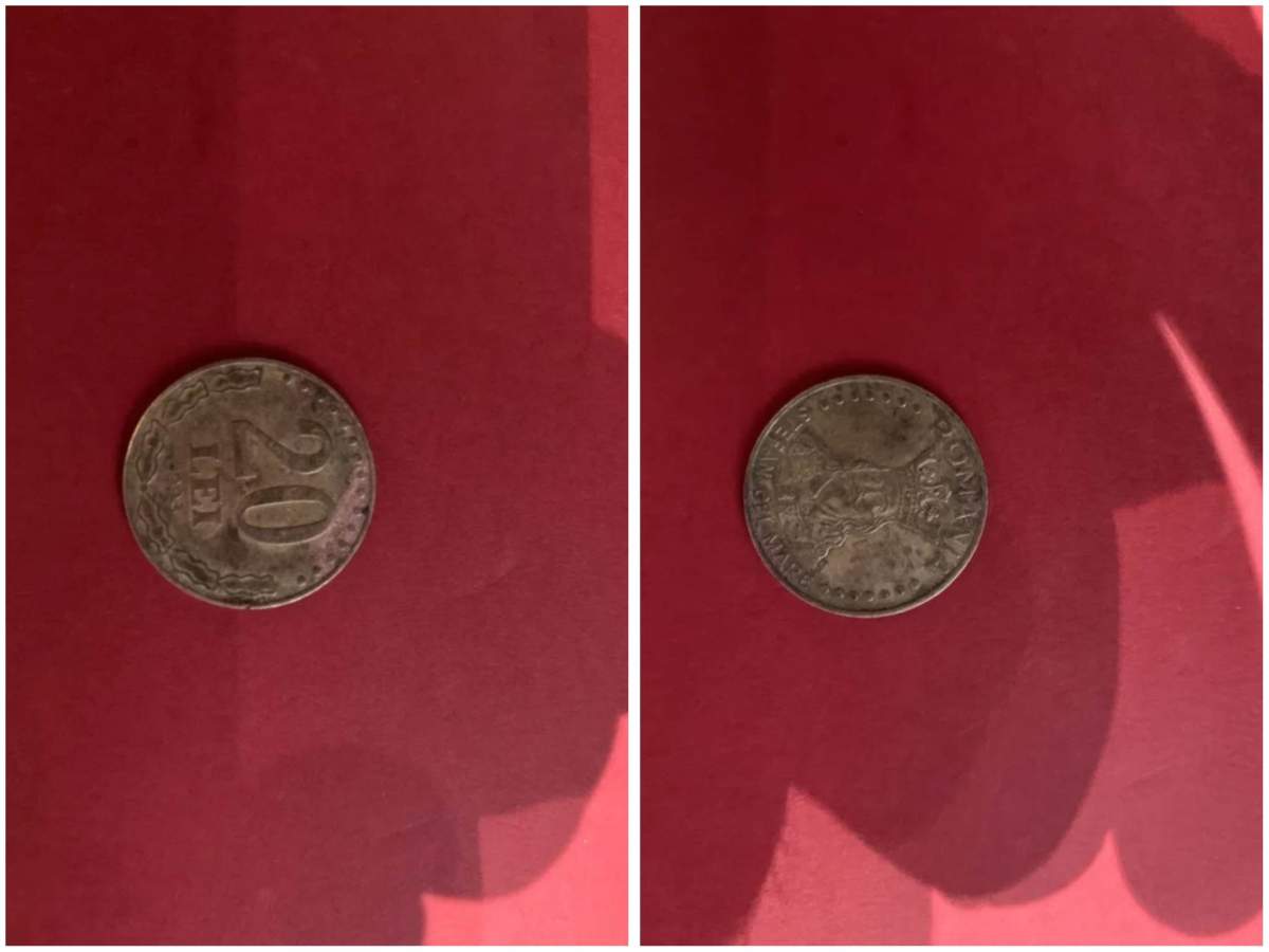 Moneda de 20 lei se vinde cu 2.000 lei pe OLX. Moneda de 20 lei.