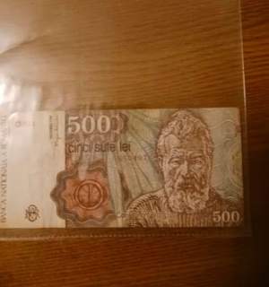 Bancnota de 500 lei, cu chipul lui Constantin Brâncuși, se vinde cu o sumă frumoasă pe OLX. Ce preț are în 2023